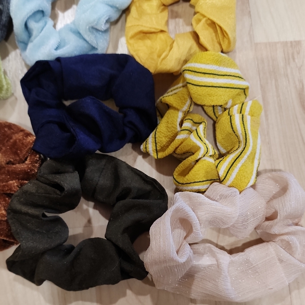 Colorful Scrunchie Set Of 16 - Picture 5 of 6